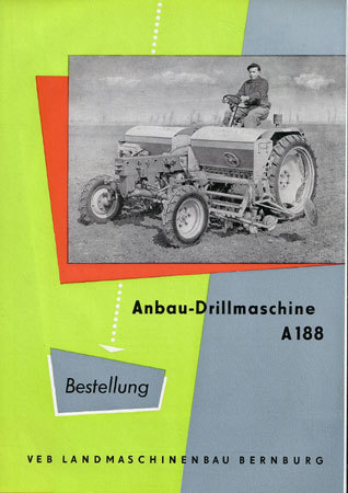 Anbau-Drillmaschine A 188