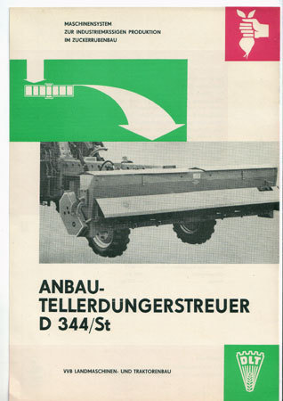 Anbau-Tellerdüngerstreuer  D 344/St